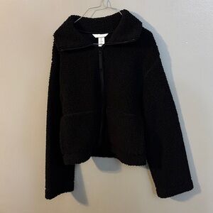 H&M Black fleece  Jacket